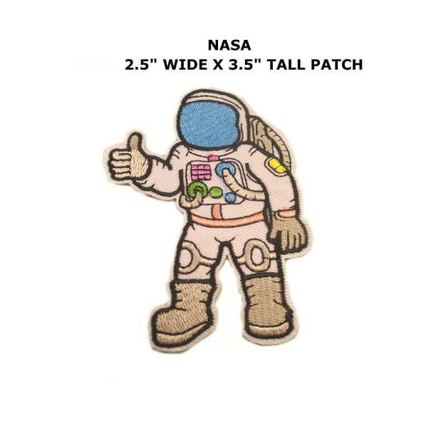 Space Journey Astronaut Thumbs up Iron Sew on Embroidered Patch #1829